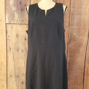 Kensie Blue Flare V Neck Dress XXLarge